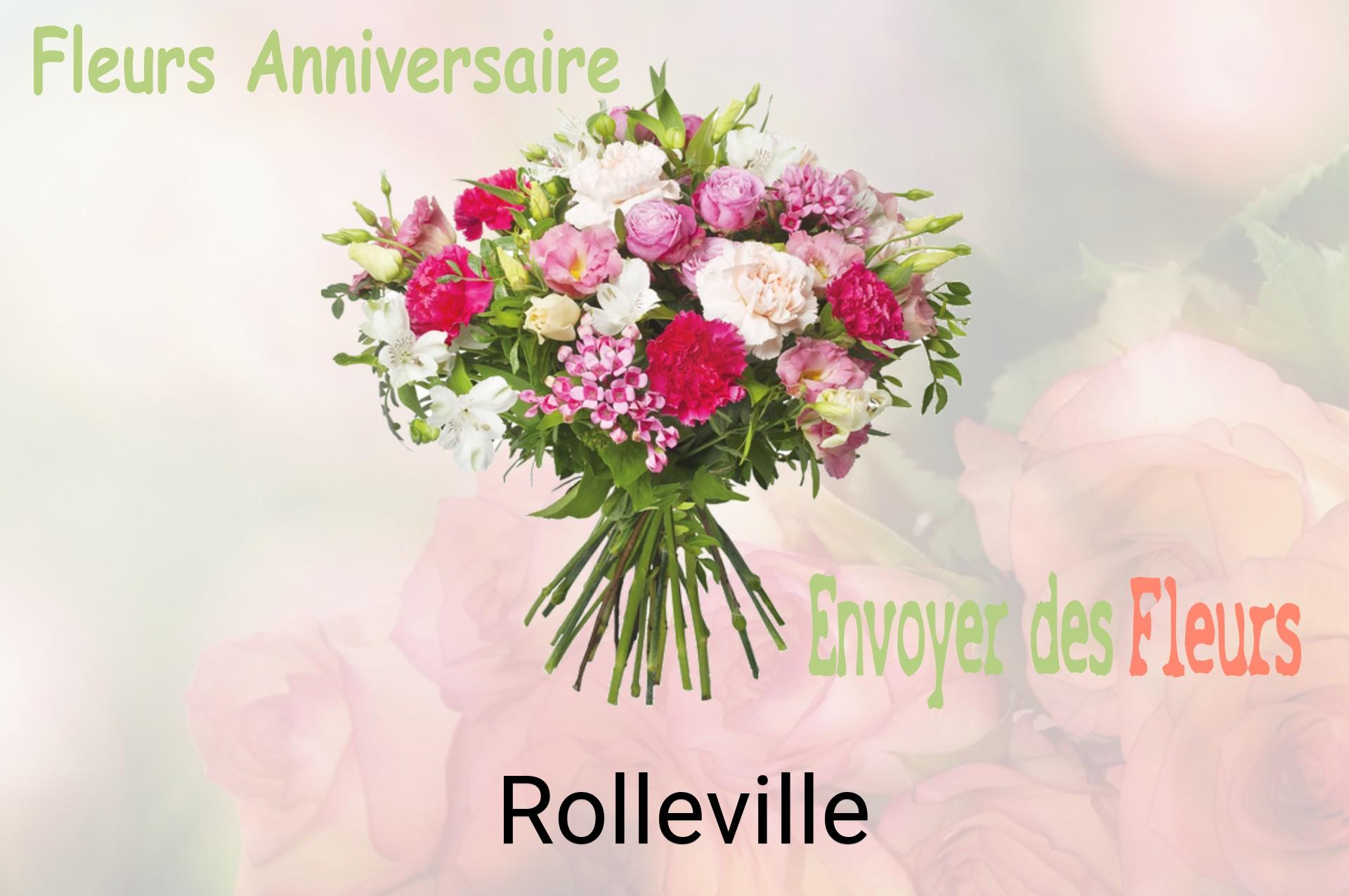 Bouquet de fleurs d’anniversaire livré à Rolleville