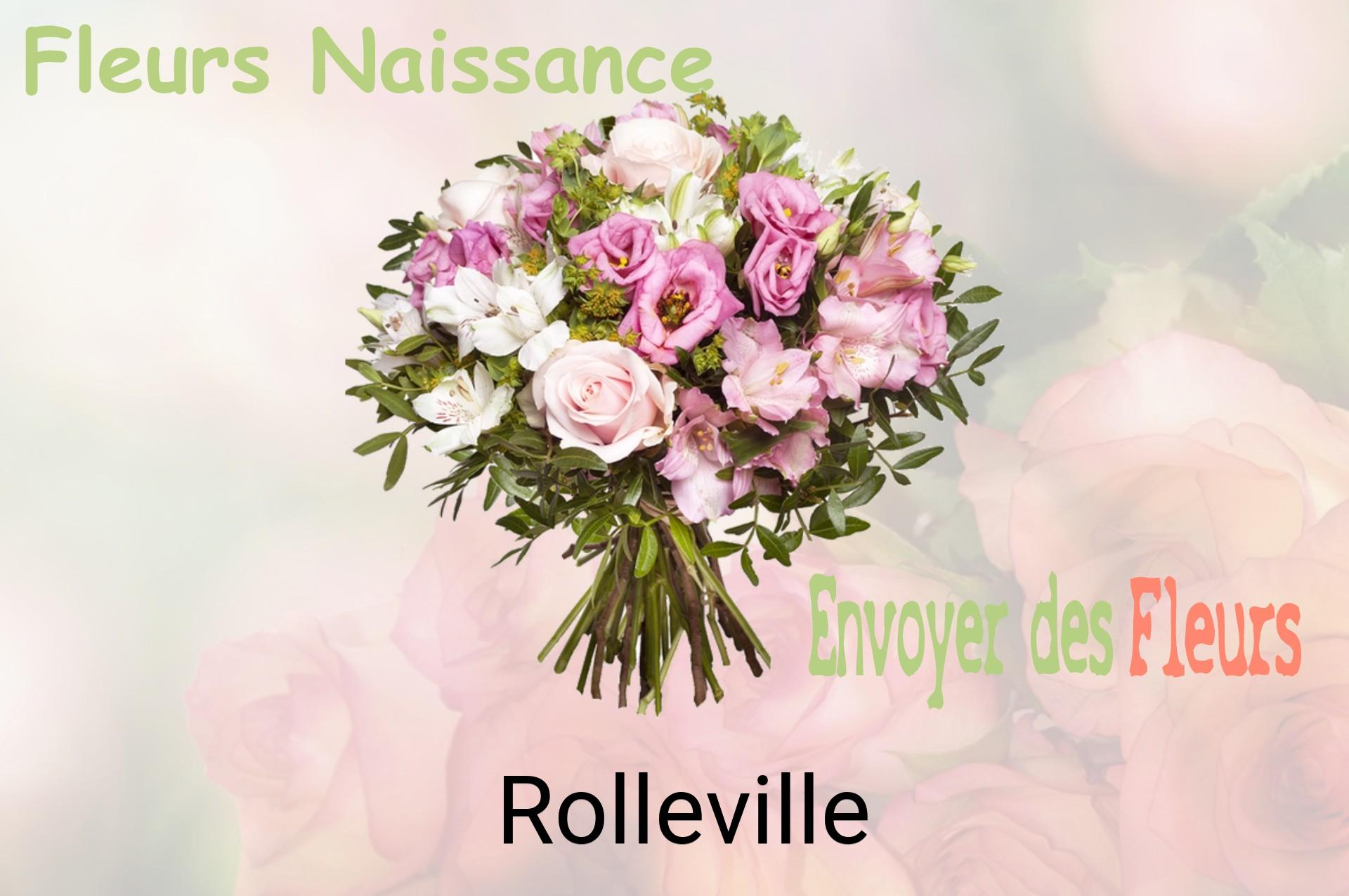 Bouquet de fleurs de naissance livré à Rolleville